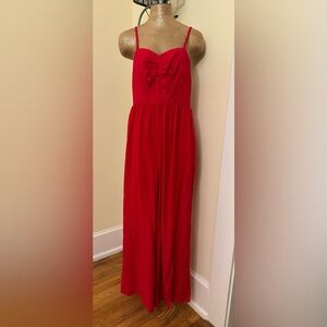 Knox Rose Vibrant Red Jumpsuit